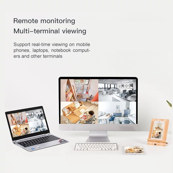 4 megapixeles biztonsági kamera WiFi kamera internetportos panorámás/dönthető kamerával