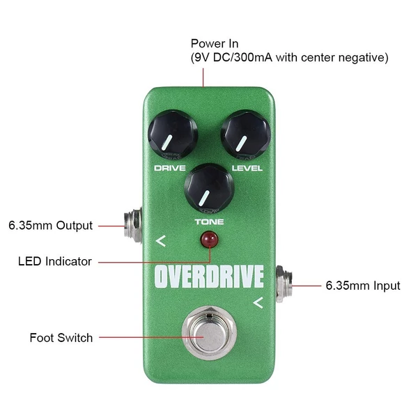 KOKKO FOD3 Mini túlhajtás pedál hordozható gitár effekt pedál