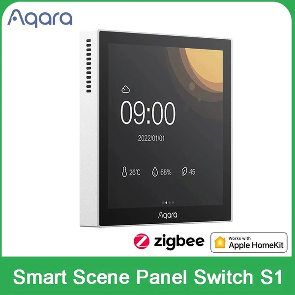 Aqara intelligens jelenet panel kapcsoló   S1 Zigbee 3.0 panelkapcsoló - Fehér