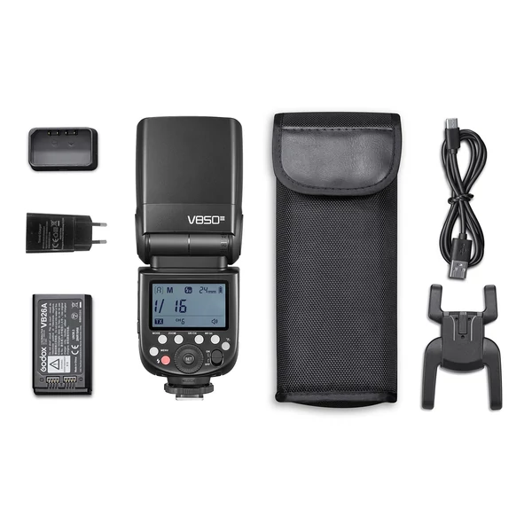 Godox V850III 2.4G vezeték nélküli kamera vaku Speedlite kamerába beépített adó/vevő vaku