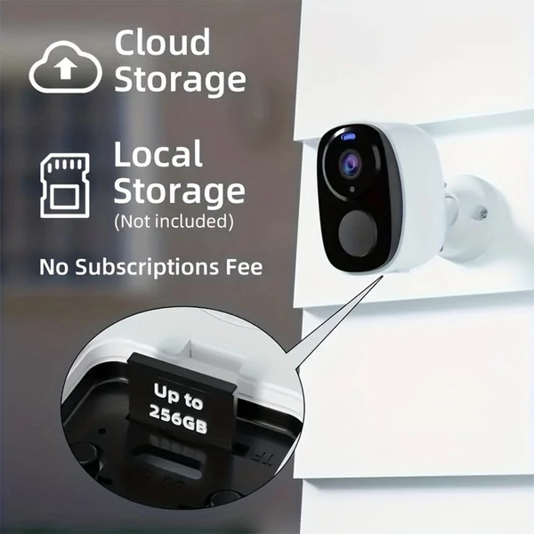 3 MP vezeték nélküli biztonsági kamera kültéri beltéri kamera Ultra HD 2K 2304x1296P éjjellátó otthoni kamera