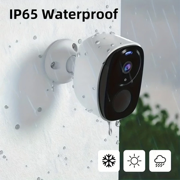3 MP vezeték nélküli biztonsági kamera kültéri beltéri kamera Ultra HD 2K 2304x1296P éjjellátó otthoni kamera