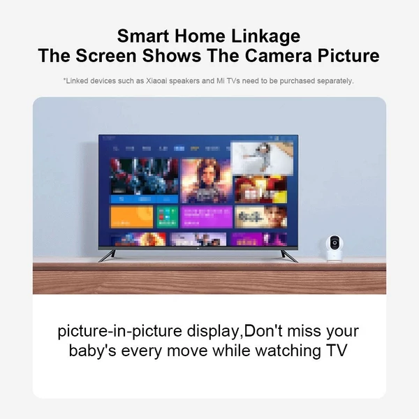 Xiaomi Smart SE 360 PTZ 1080P HD babafelügyeleti WiFi webkamera