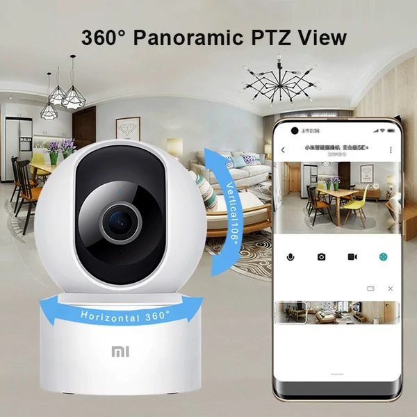 Xiaomi Smart SE 360 PTZ 1080P HD babafelügyeleti WiFi webkamera