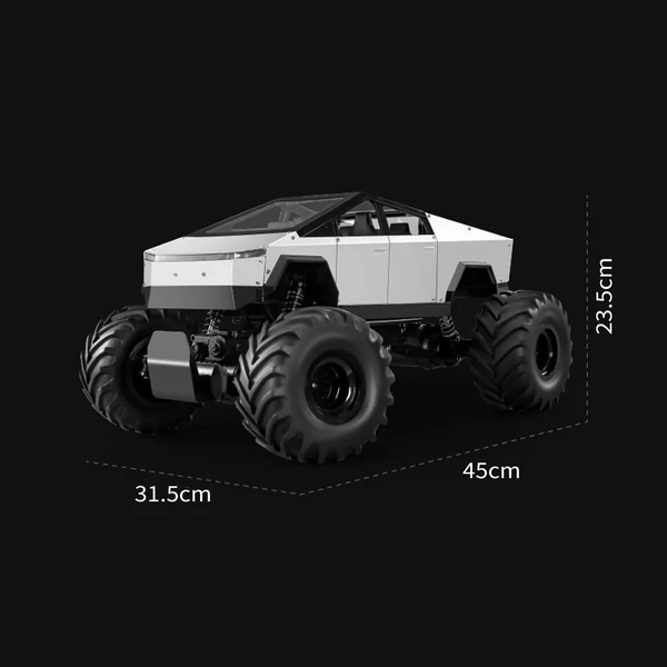 1/8 2,4 GHz-es 4WD távirányítós teherautó - 2 akkumulátor