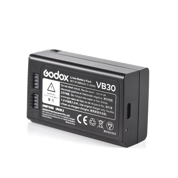 Godox VB30 7.2V 2980mAh újratölthető Li-ion akkumulátor