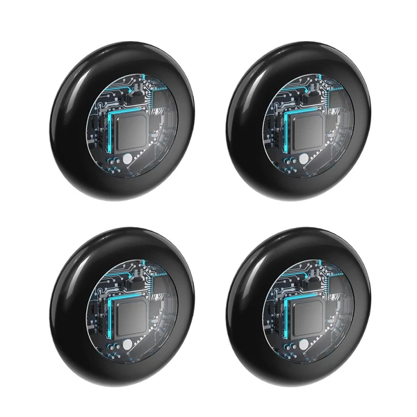 TX02 Bluetooth nyomkövető, kulcskereső és tételkövető címkék - Fekete, 1 db