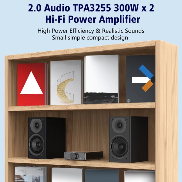 Digitális sztereó hangerősítő 2.0 audio TPA3255 300 W X 2 teljesítmény