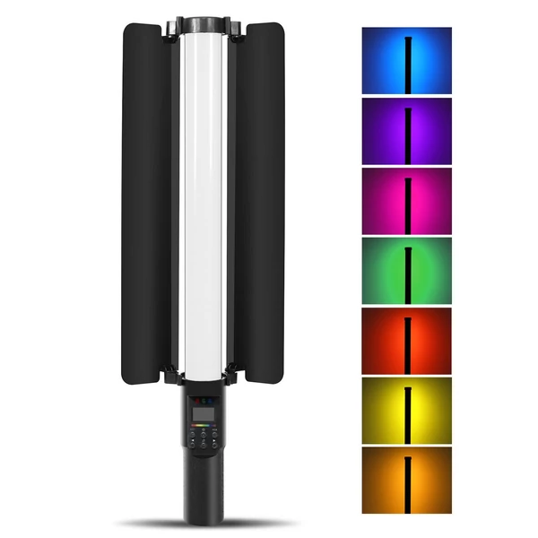 Kézi RGB fénycsöves LED videó fénypálca