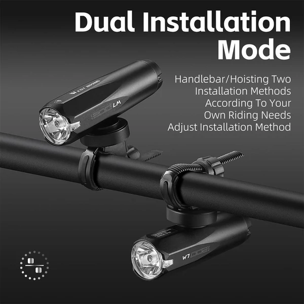 WEST BIKING Kerékpár nagy fényerejű fényszóró - 1200LM