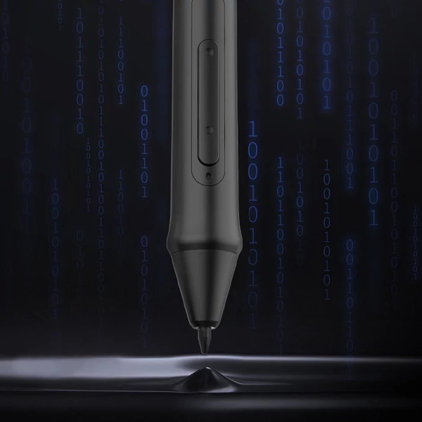 W507 elem nélküli Stylus Pen 8192 nyomásszint 2 testreszabható kulccsal, 10 db tollheggyel