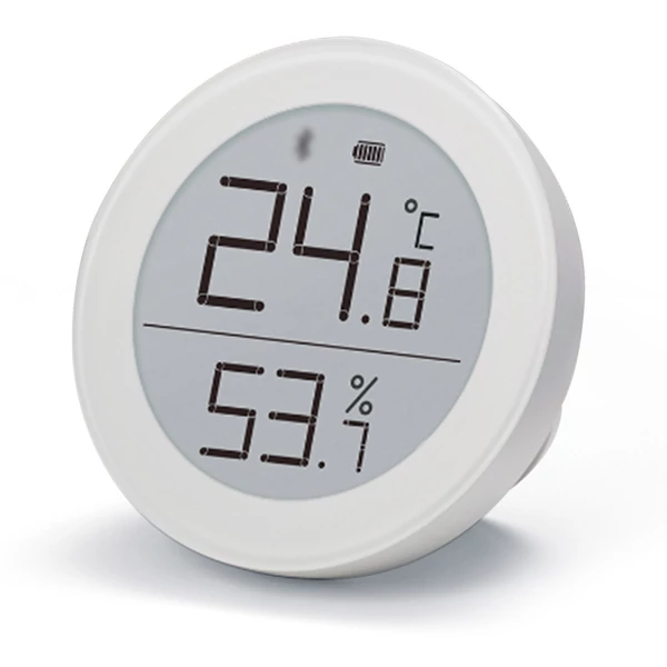 QingPing Matter Smart Home hőmérséklet páratartalom monitor E-tinta kijelző érzékelő T verzió szál + BT támogatja az Apple Home alkalmazást - T típus
