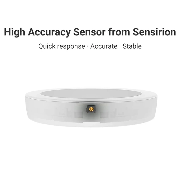 QingPing Matter Smart Home hőmérséklet páratartalom monitor E-tinta kijelző érzékelő T verzió szál + BT támogatja az Apple Home alkalmazást - T típus