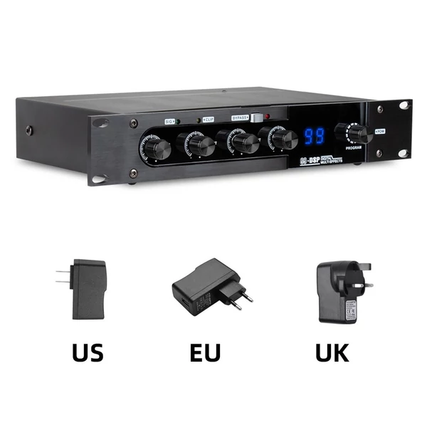 Professzionális Karaoke Mixer visszhangzó 99 DSP digitális hangeffektor