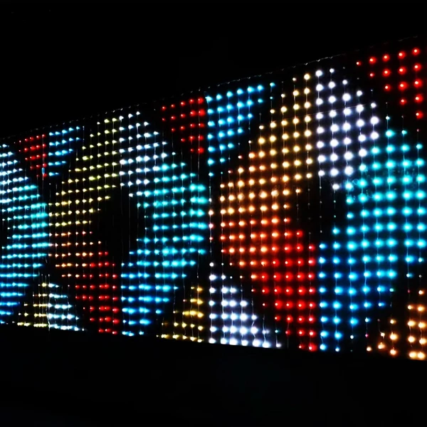 2M x 2M BT DIY programozás Intelligens Otthon APP függönylámpák