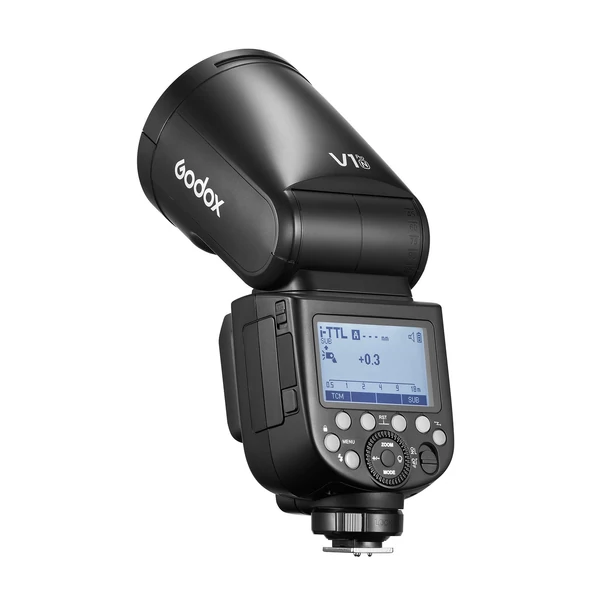 GODOX V1 PRO N 2.4G vezeték nélküli fényképezőgép vaku Nikon fényképezőgépekkel kompatibilis