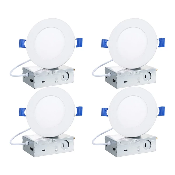 9W+3W LED Downight éjszakai fény üzemmóddal (4 db)