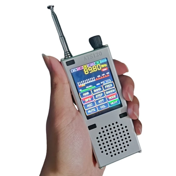 ATS120 SI4732 ESP32 BT 150K-30Mhz 64M-108Mhz vevő
