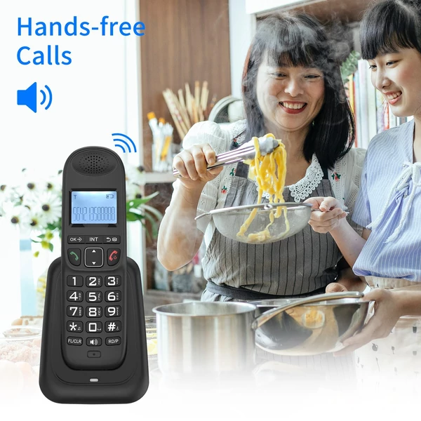 Bővíthető vezeték nélküli telefonrendszer - Fekete