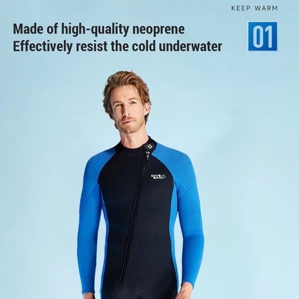 DIVE&SAIL férfi 3 mm-es neoprén búvárruha - S méret