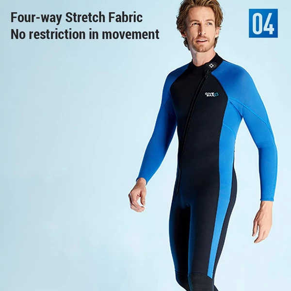 DIVE&SAIL férfi 3 mm-es neoprén búvárruha - XL méret