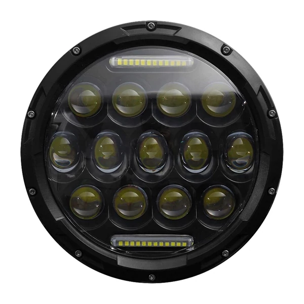 7 hüvelykes autó, motorkerékpár LED fényszóró 200W 6000K - 2db