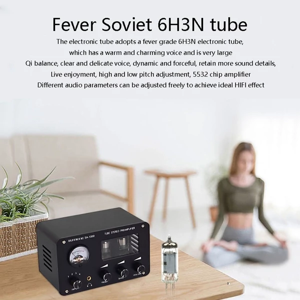 SA-1000 Audiophile csöves előerősítő Audio HiFi elektromos csöves erősítő