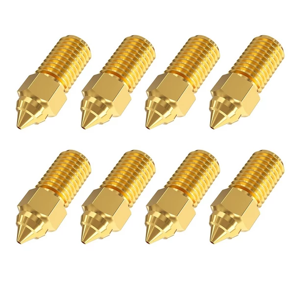 Creality nagysebességű sárgaréz fúvókakészlet 8 db (1*0.25mm+4*0.4mm+2*0.6mm+1*0.8mm) Ender-3 V3 SE / Ender -5 S1 / Ender- 7 készülékekhez