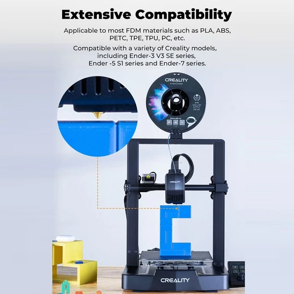 Creality nagysebességű sárgaréz fúvókakészlet 8 db (1*0.25mm+4*0.4mm+2*0.6mm+1*0.8mm) Ender-3 V3 SE / Ender -5 S1 / Ender- 7 készülékekhez