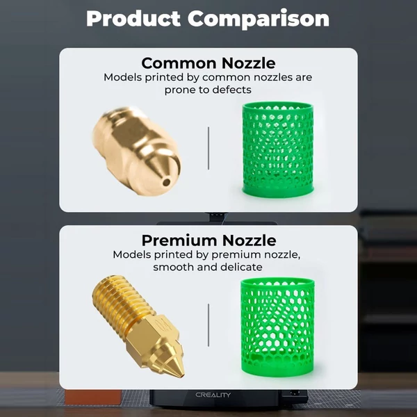 Creality nagysebességű sárgaréz fúvókakészlet 8 db (1*0.25mm+4*0.4mm+2*0.6mm+1*0.8mm) Ender-3 V3 SE / Ender -5 S1 / Ender- 7 készülékekhez