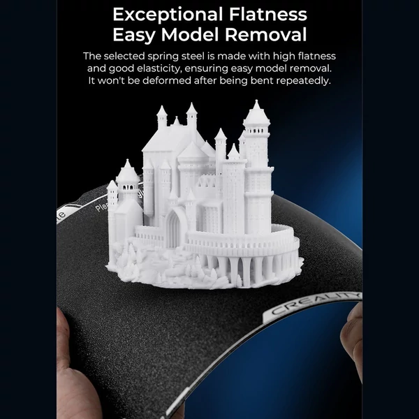Creality K1C PEI építőlemez 235x235mm - Puha mágnes nélkül, alkalmas K1C FDM 3D nyomtatóhoz