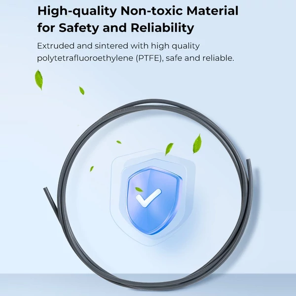 Creality Ultra-Smooth PTFE cső, alkalmas K1/K1 Max/Ender 3/Ender 5/CR-10 és minden FDM 3D nyomtatóhoz - 1 m