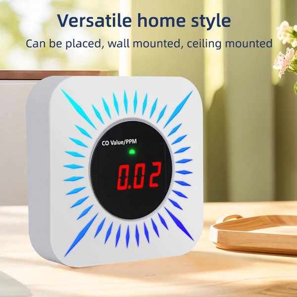 Tuya ZigBee CO éghető gázok szivárgásérzékelője (átjárókkal együtt)
