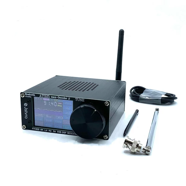 ATS-25MAX Decoder V2 2,4 hüvelykes érintőképernyős hordozható teljes sávú rádióvevő