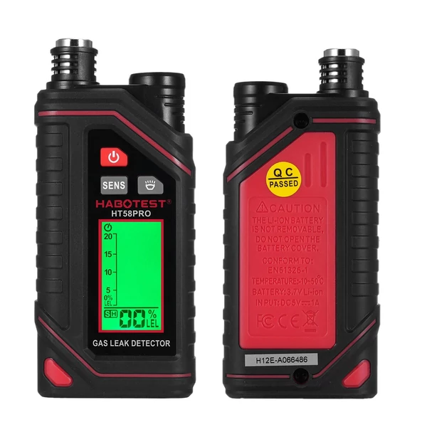HABOTEST HT58PRO Földgáz érzékelő Gázszivárgás érzékelő
