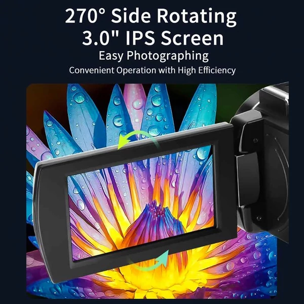 ORDRO HDR-AE20 5K digitális videokamera WiFi kamera DV felvevő