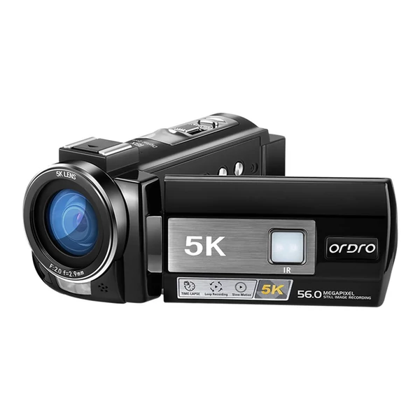 ORDRO HDR-AE20 5K digitális videokamera WiFi kamera DV felvevő