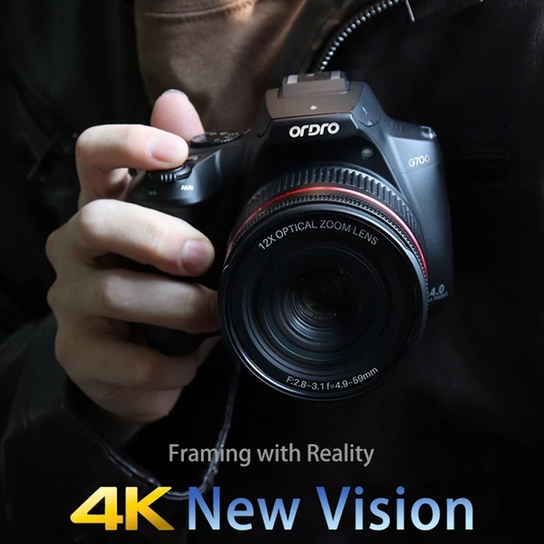 ORDRO G700 4K digitális fényképezőgép WiFi digitális videokamera