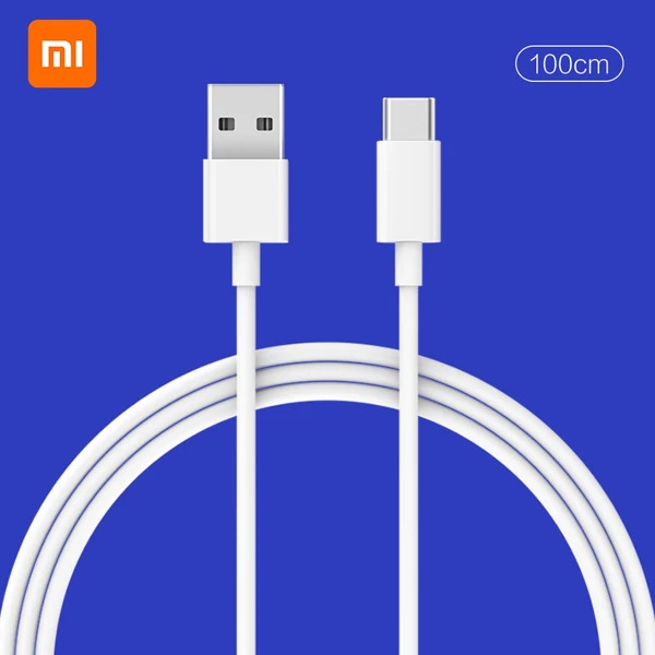 Eredeti Xiaomi adatkábel 100 cm-es Type-C Mi töltőkábel - Fehér