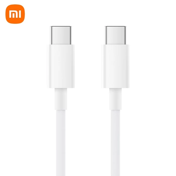 Xiaomi USB 100 W Type C töltőkábel USB C – USB C adatkábel (1,5 m 5A) - Fehér