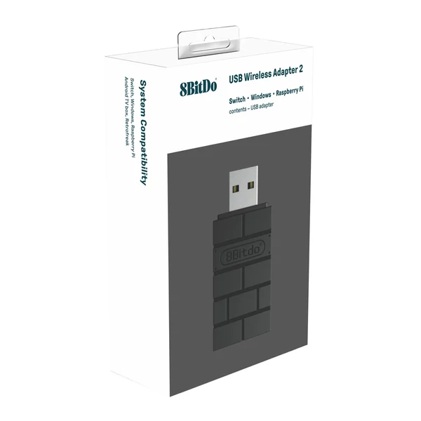 8BitDo USB vezeték nélküli adapter 2 egygombos csatlakozás