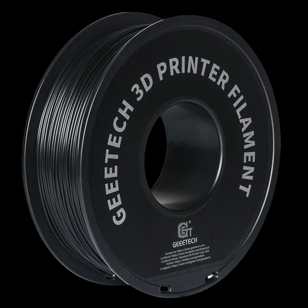 Geeetech PLA Filament 3D nyomtatóhoz - Fekete, 5 orsó