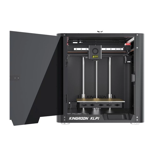 KINGROON KLP1 3D nyomtató, FDM 500mm/s, Nyomtatási méret 210x210x210mm, 3,5 hüvelykes érintőképernyő, PLA/FA/TPU/PETG/PA filamentekhez