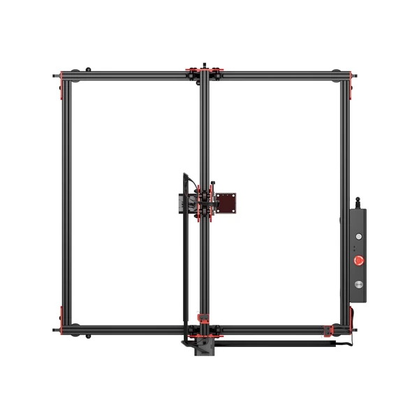 Algolaser barkácskészlet 10 W lézergravírozó és 400x400 mm-es méhsejt munkaasztal és 4 az 1-ben Y tengelyű forgóhenger