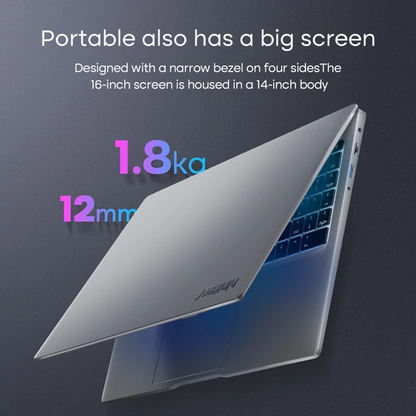 Ninkear N16 Pro laptop számítógép 16 hüvelykes 165 Hz IPS képernyő