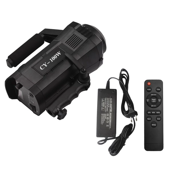Andoer CY-200W 200W COB Stúdió LED videófény fényképező lámpa