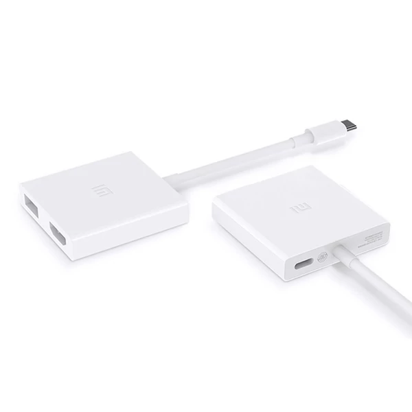 Xiaomi számítógép-adapter USB-C hub XMZJQCH2TM - Fehér