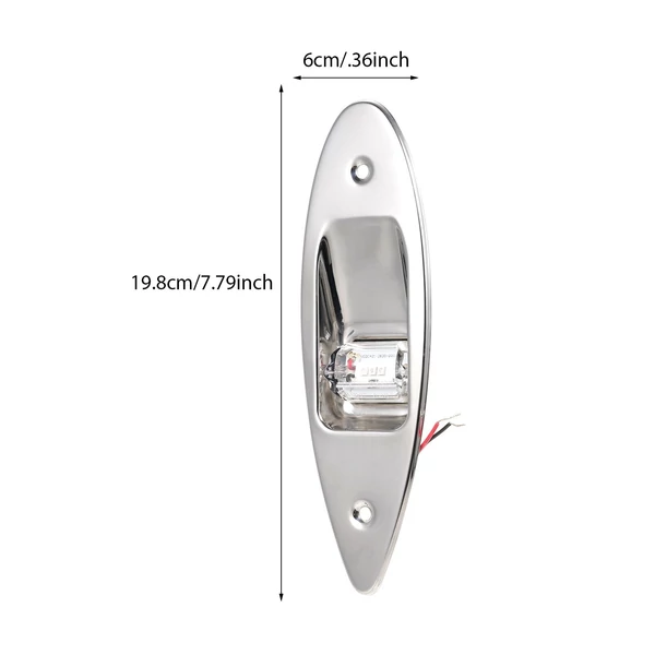 12V LED-es vízálló navigációs lámpák (2 db)