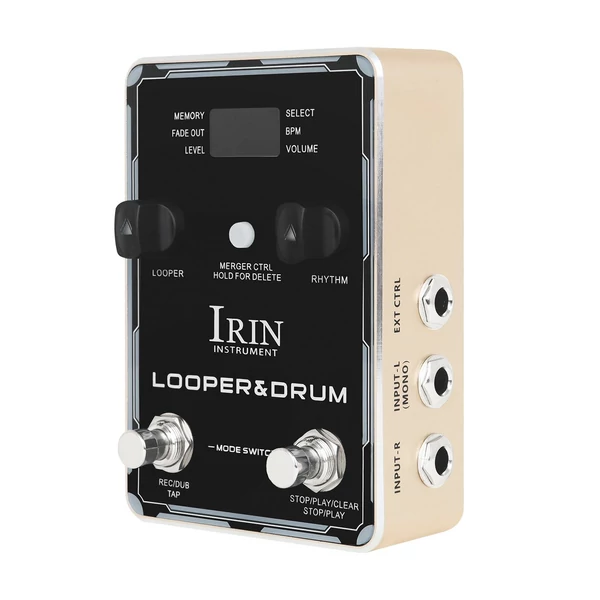 IRIN Looper pedál dob gép gitár effekt pedálok