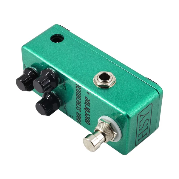 Guitar Overdrive pedál Elektromos gitáreffektek pedál 3 gombos Mini gitár túlvezérlés effektor